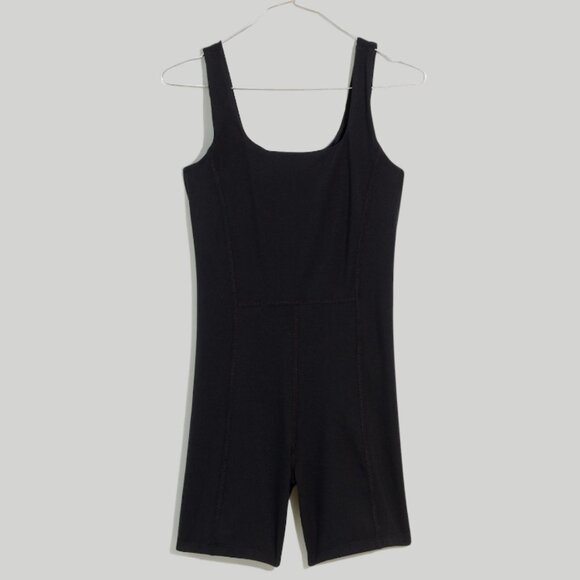 Madewell MWL Flex Biker Unitard Shorts Romper Small - Picture 8 of 8